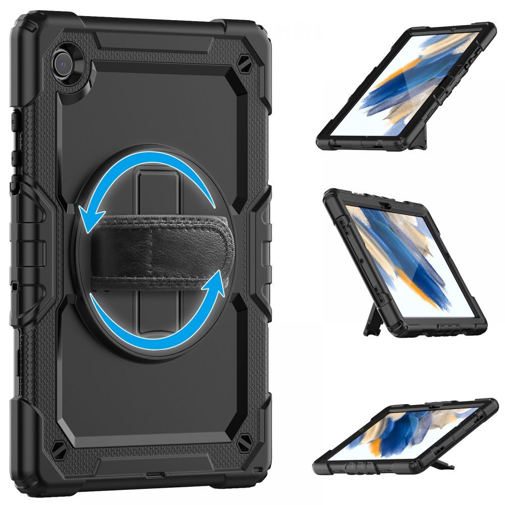 Tech-Protect Solid360 Samsung Galaxy Tab A8 10.5 X200/X205, Fekete