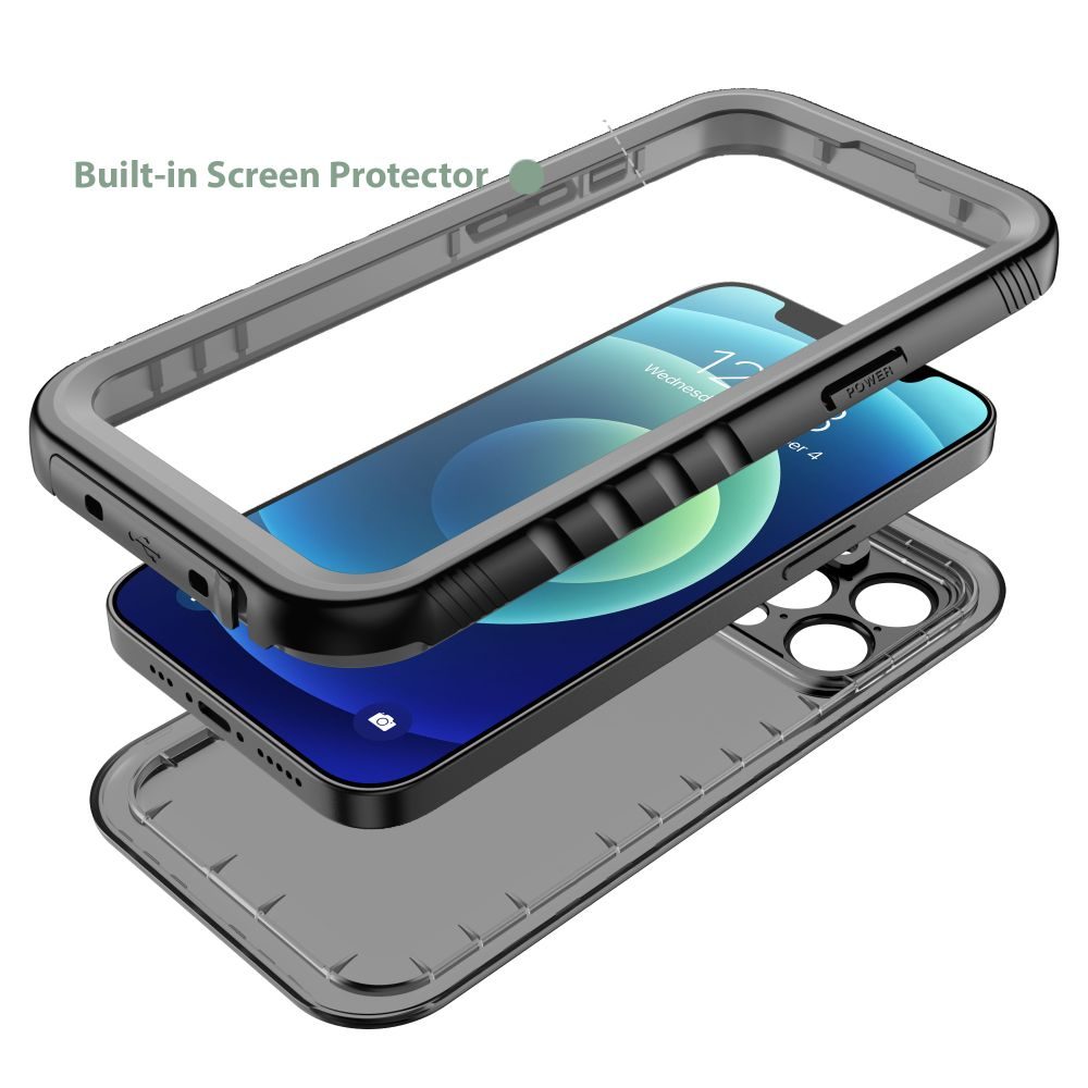 Tech-Protect ShellBox Magsafe IP68 Etui, IPhone 15 Pro, črno