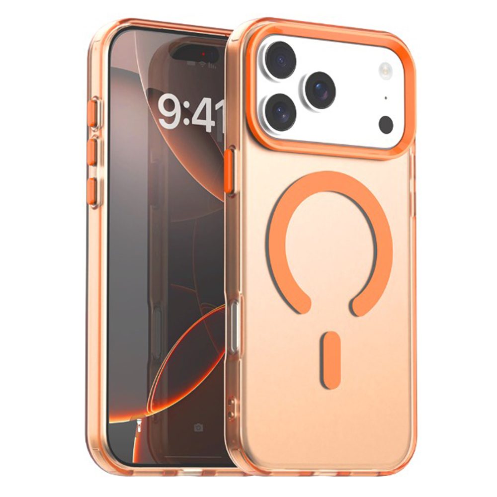 Levně Techsuit CandyCase MagSafe, iPhone 17 Pro, oranžový