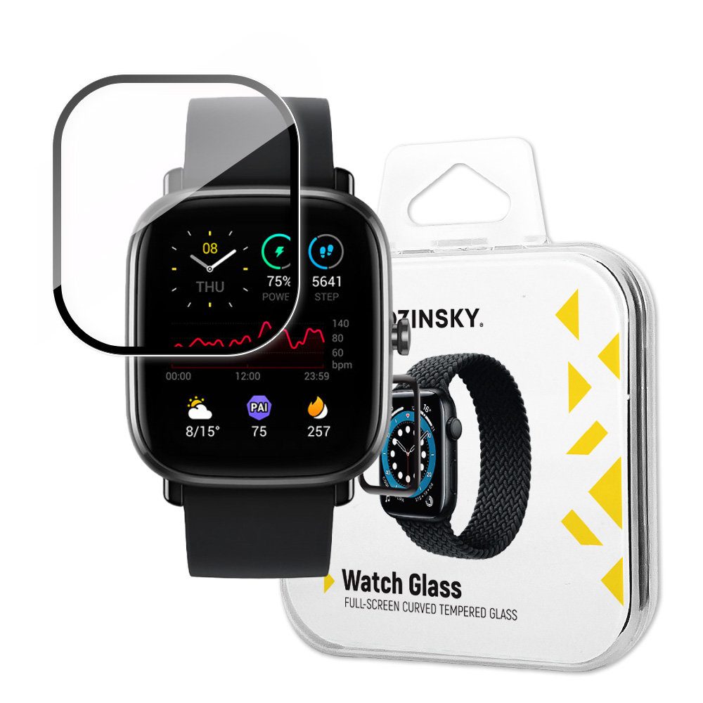 Folie De Sticlă Securizată Hibrid Wozinsky Watch Glass, Xiaomi Amazfit GTS 2 Mini, Neagră