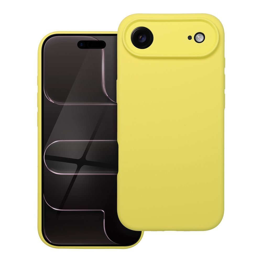 Levně Obal Silicone, iPhone Air, žlutý