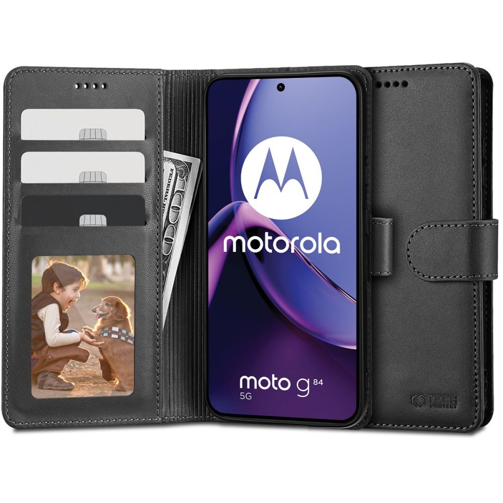 Tech-Protect Motorola Moto G84 5G čierne Púzdro