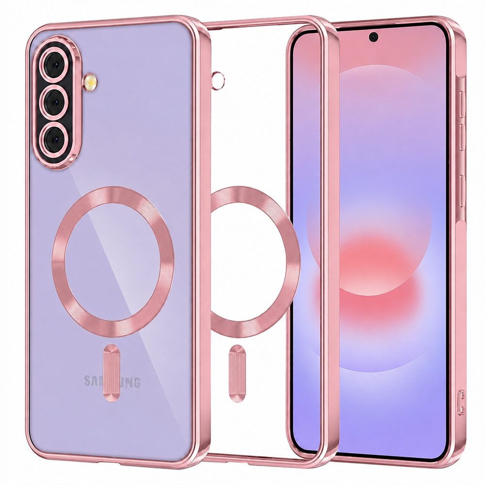 Techsuit Luxury Crystal MagSafe, Samsung Galaxy A37 5G, ružičasta