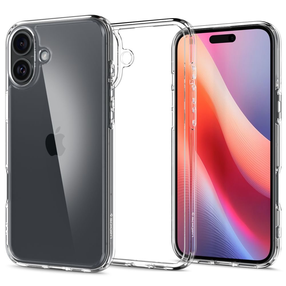 Levně Spigen Ultra hybrid kryt na mobil, iPhone 16, čirý
