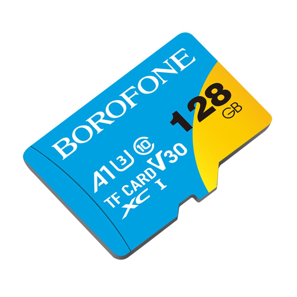 Borofone Class10 MicroSD Memóriakártya, 128GB, SDXC U3, 100MB/s