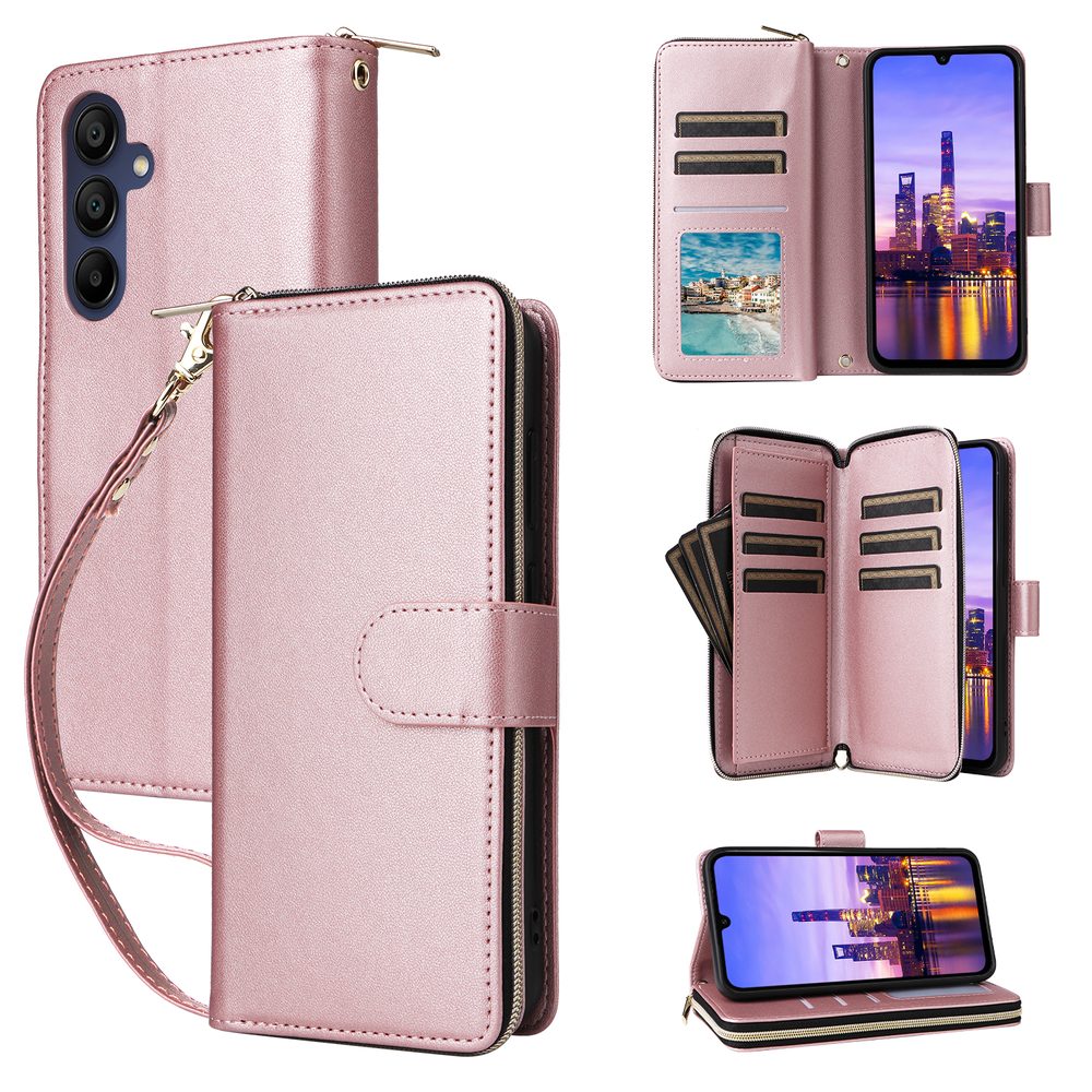 Doublewallet Magnet Case, Samsung Galaxy A16, růžový