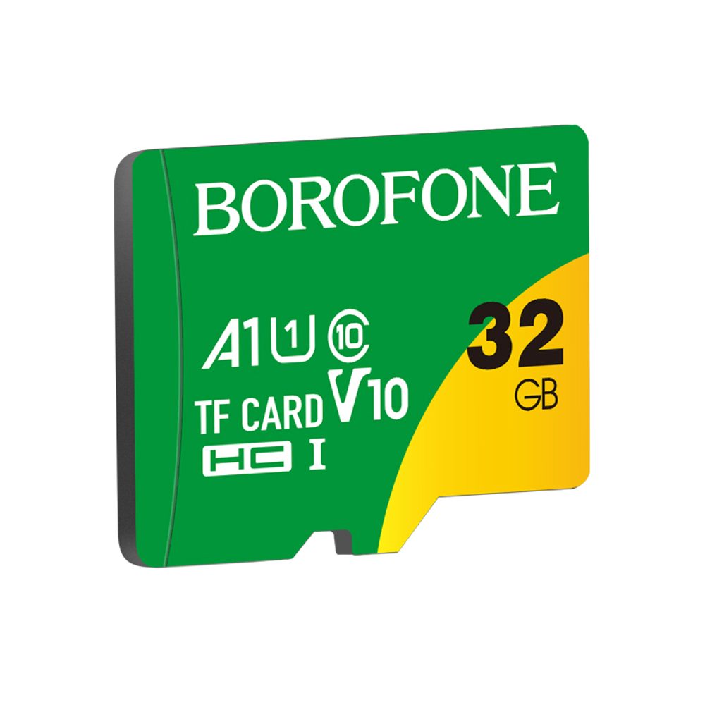 Borofone Class10 MicroSD Memóriakártya, 32 GB, SDHC, 90 MB/s