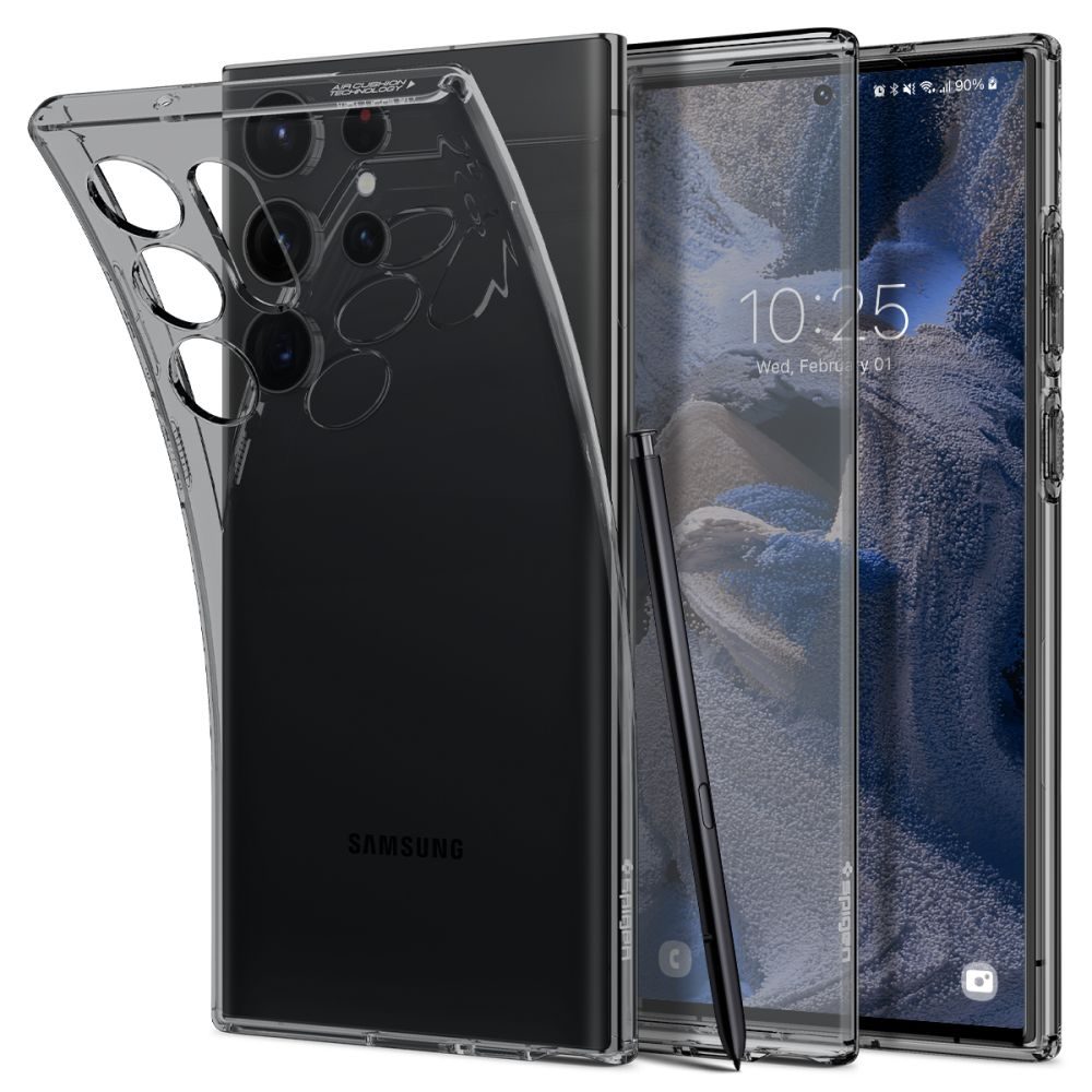 Spigen Liquid Crystal Telefontok, Samsung Galaxy S23 Ultra, Space Crystal
