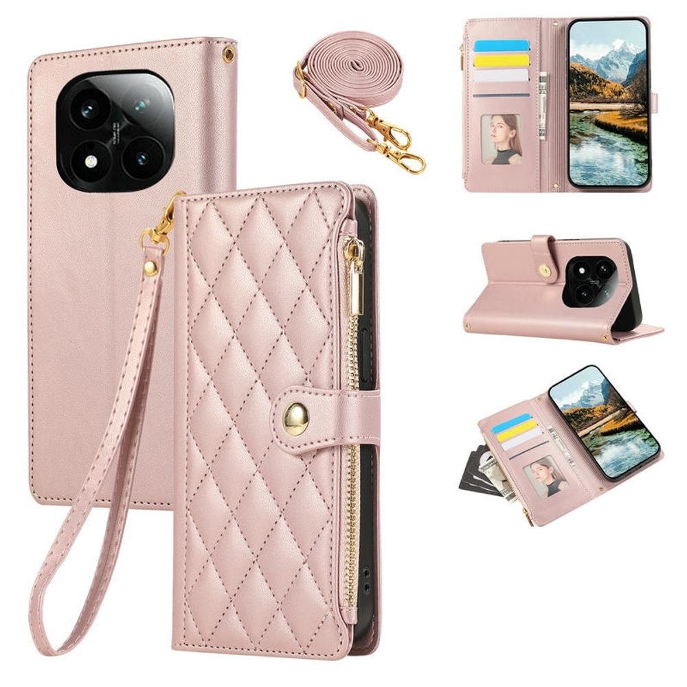 Husă Glamour, Xiaomi Redmi Note 14 Pro 4G, roz
