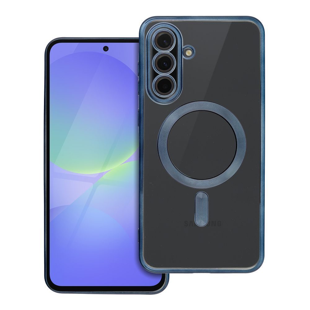 Husă Electro Mag Cover cu MagSafe, Samsung Galaxy A36, albastru titan