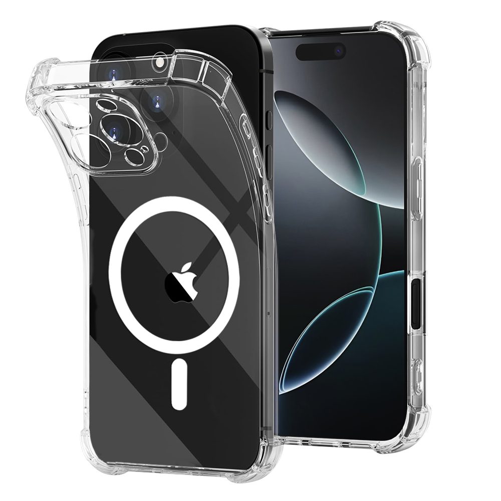Levně Techsuit Shockproof MagSafe průhledný obal, iPhone 16 Pro