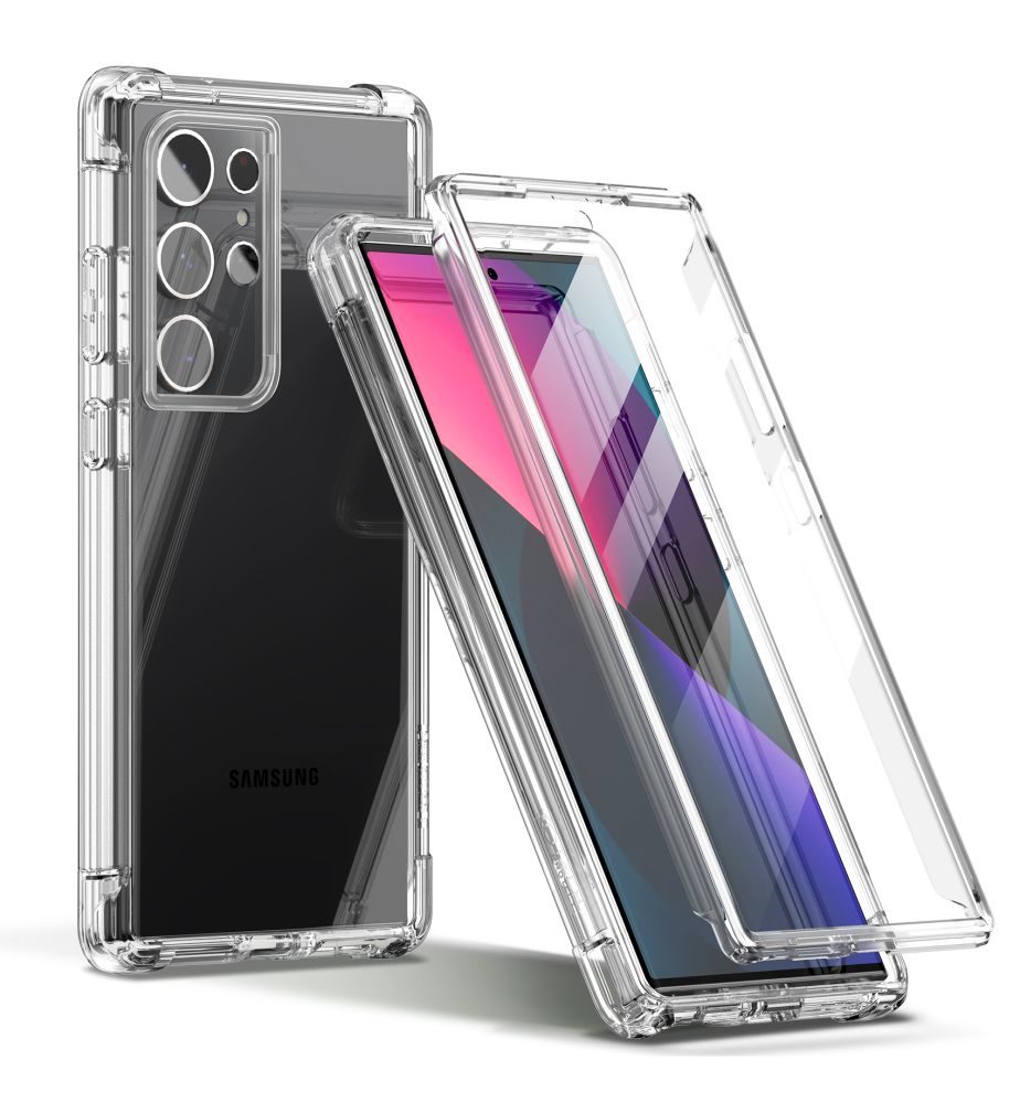 Tech-Protect Kevlár Tok, Samsung Galaxy S23 Ultra, átlátszó