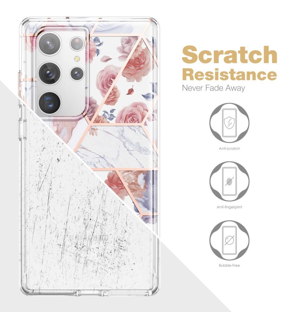 Tech-Protect Velar Pouzdro, Samsung Galaxy S23 Ultra, Marble