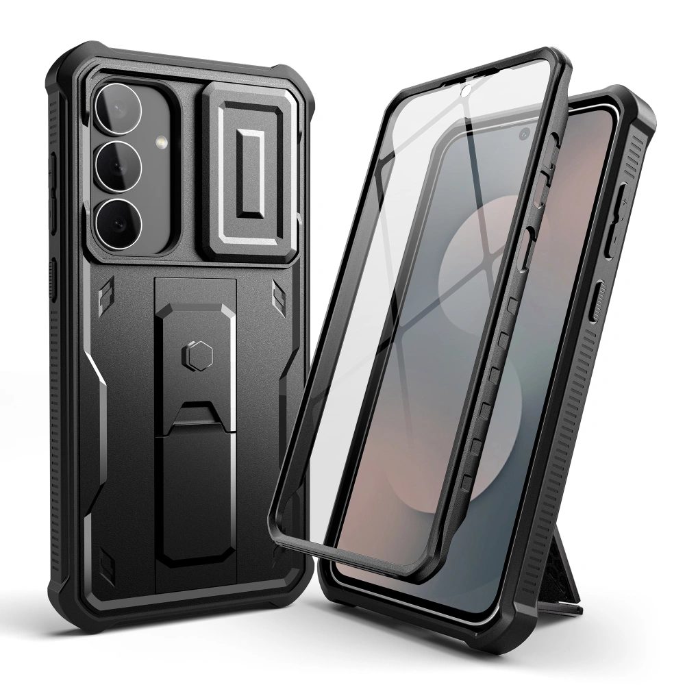 Levně Tech-Protect Kevlar Cam+ pouzdro, Samsung Galaxy S25 FE, černé