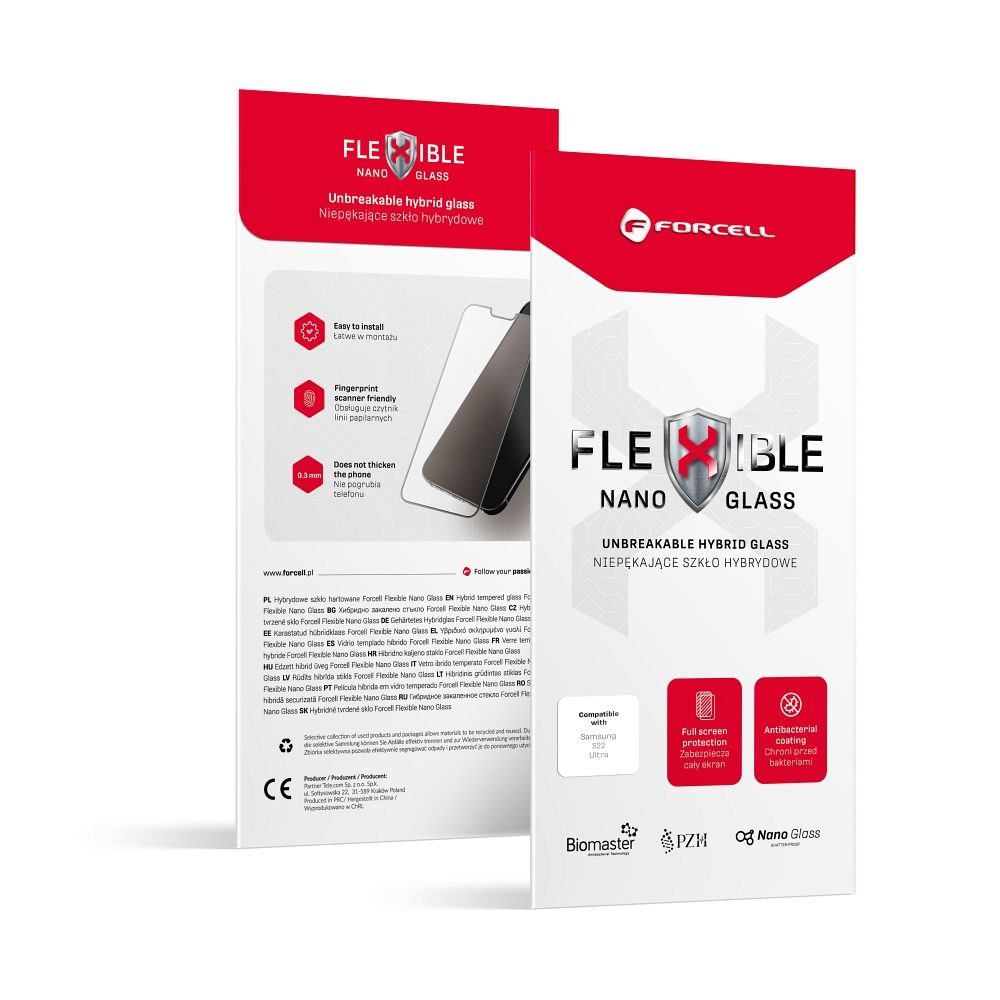 Levně Forcell Flexible Nano Glass hybridní sklo, Samsung Galaxy S24 Plus, průhledné
