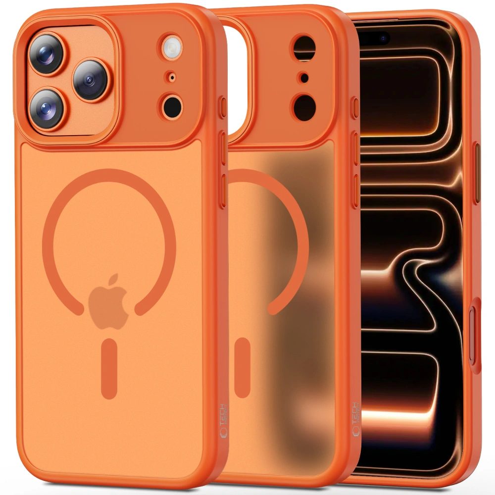 Levně Tech-Protect MagMat MagSafe iPhone 17 Pro, matte orange