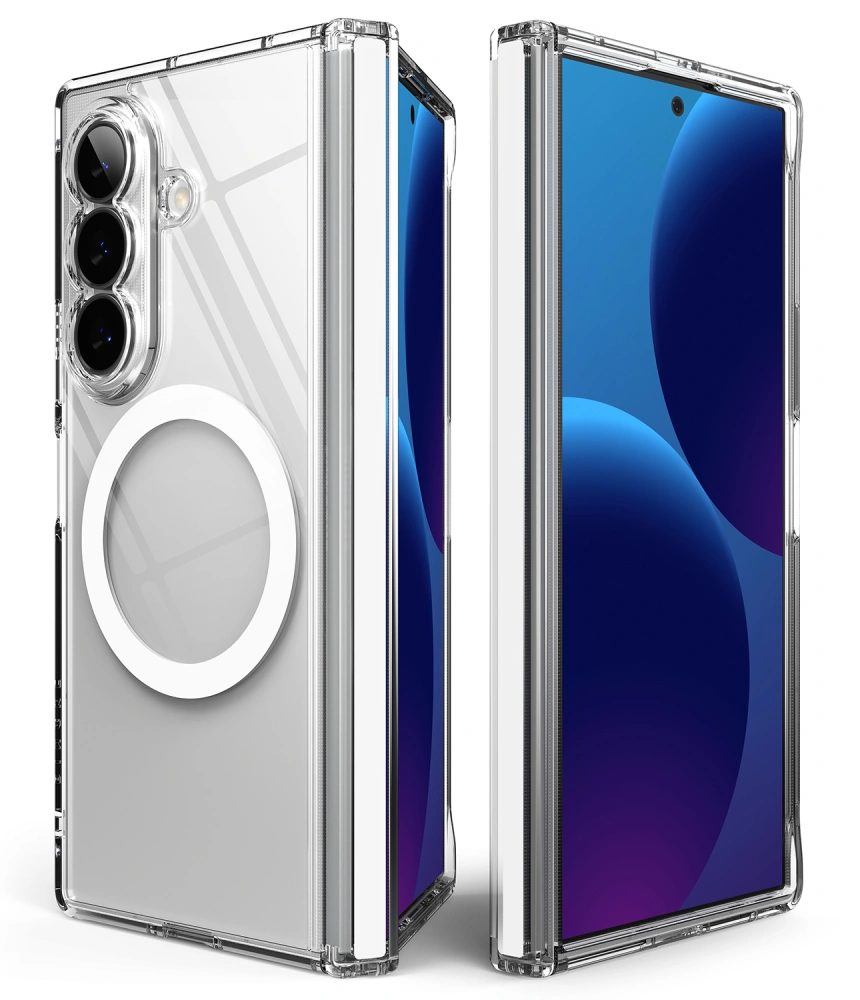 Ringke Fusion Flap Magnetic MagSafe maska, Samsung Galaxy Z Fold 8 Ultra, prozirna