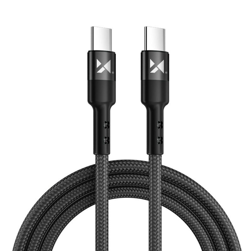 Wozinsky Kabel USB-C - USB-C, Power Delivery 18W, 2m černý (WUC-PD-CC2B)