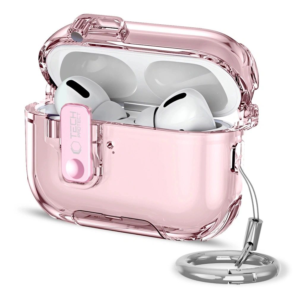 Levně Tech-Protect Bounce Pro pouzdro, Apple AirPods Pro 3, růžové