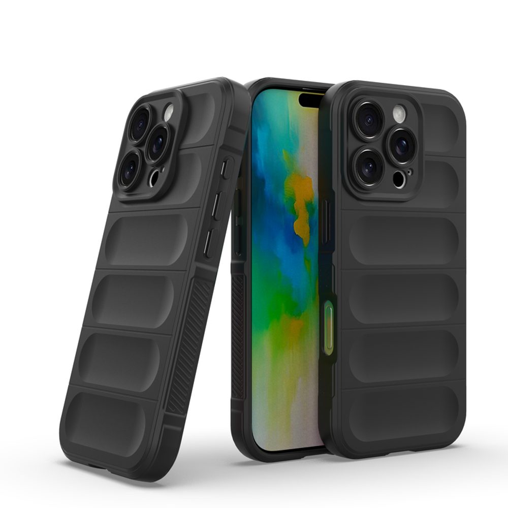 Levně Wency Magic Shield obal, iPhone 16 Pro, černý