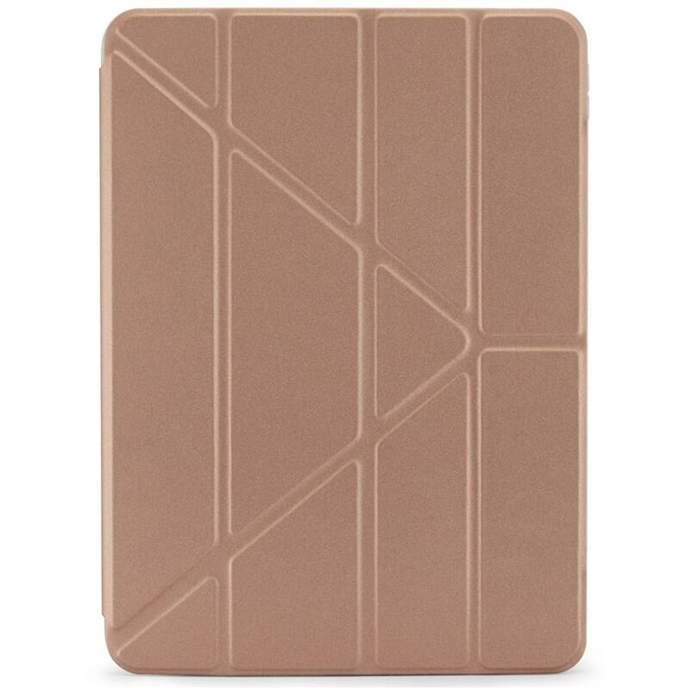 Levně Pipetto Origami TPU pouzdro, Apple iPad Pro 11 2018 / 2020 / 2021 / 2022, růžovozlatá