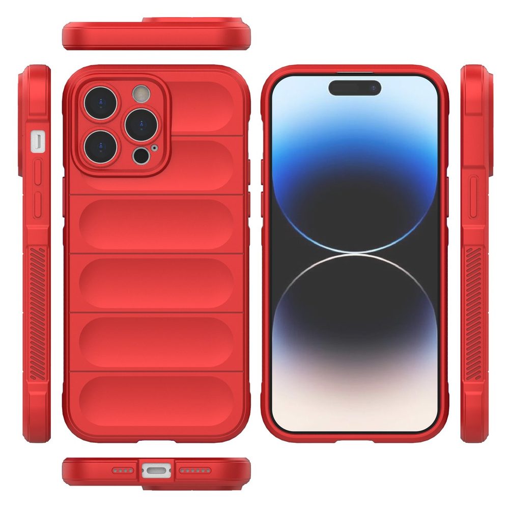 Magic Shield Obal, IPhone 14 Pro Max, červený