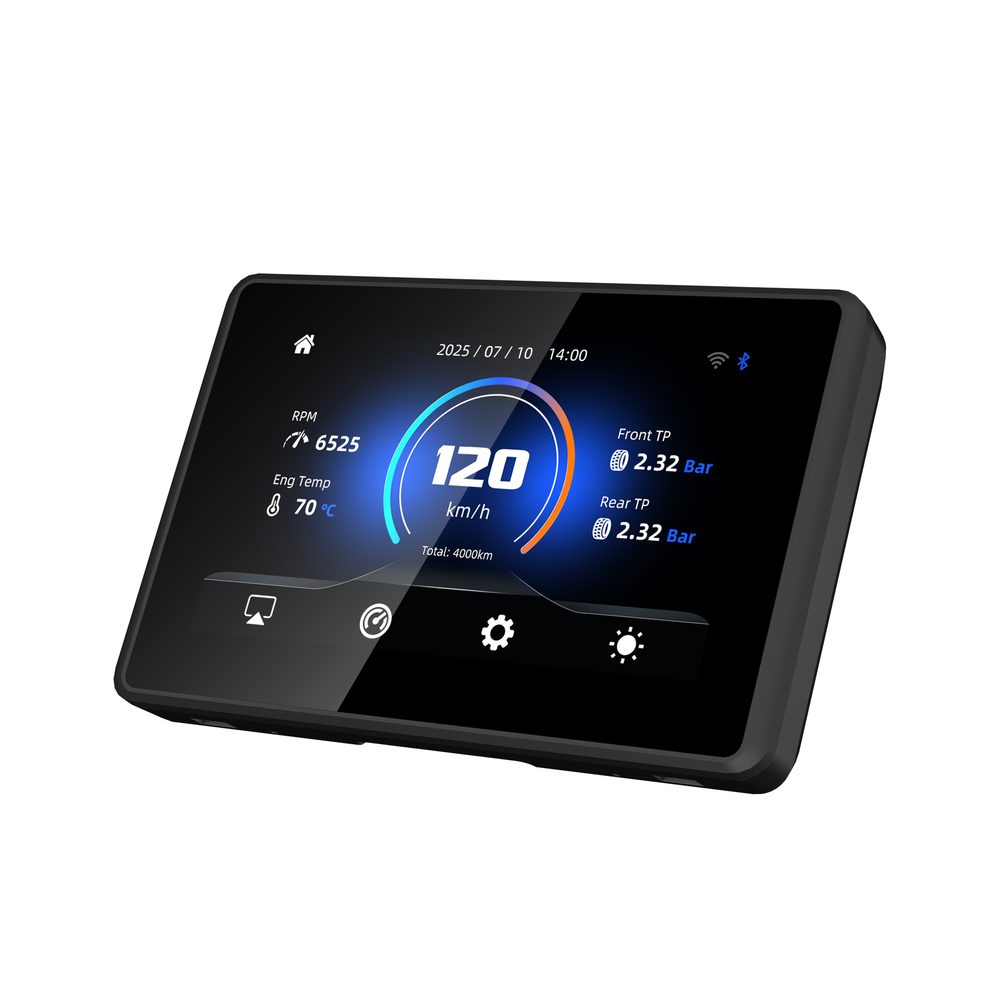 Display wireless 5" pentru motociclete BMW, Apple CarPlay / Android Auto