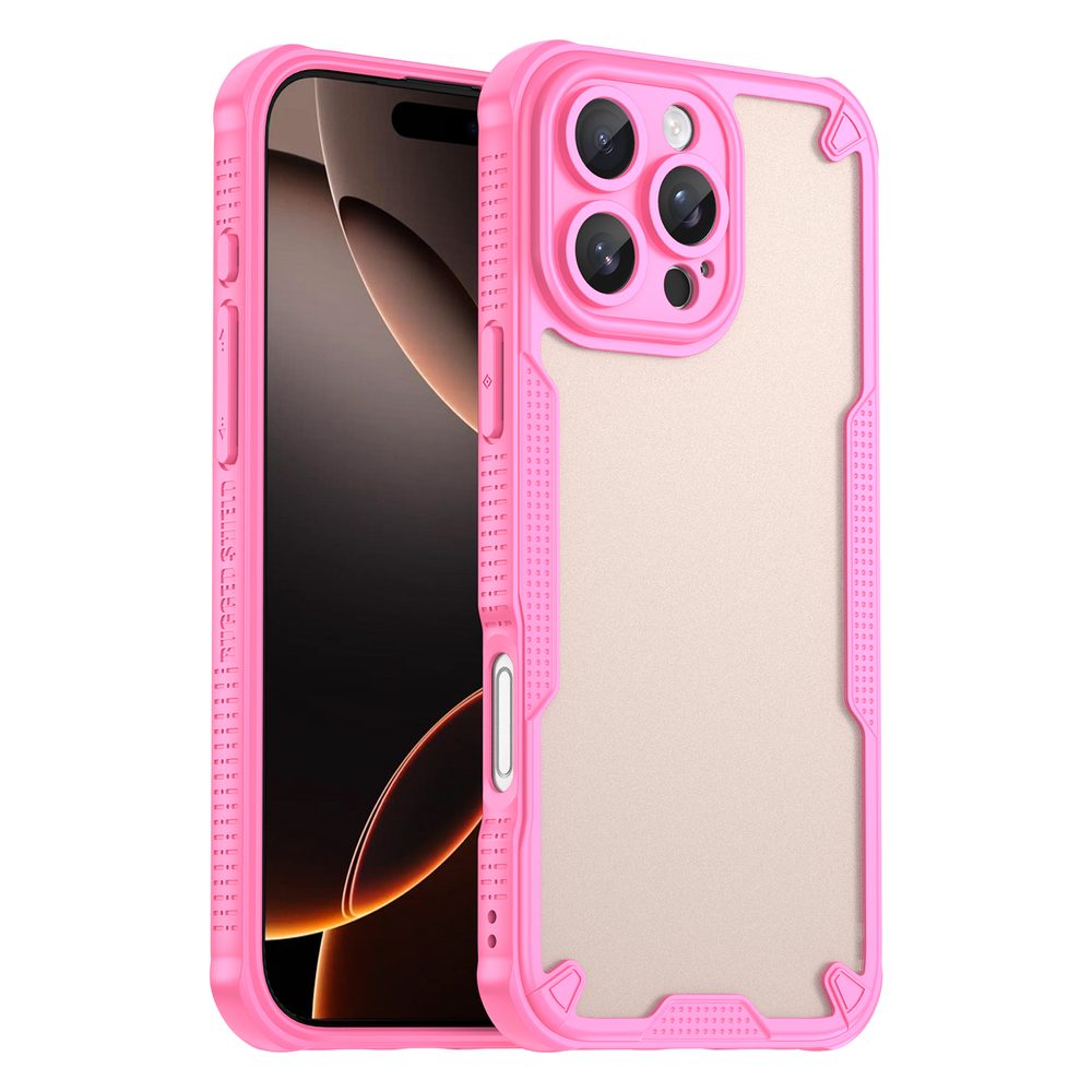 ArmorShield Hybrid Tok, iPhone 16 Pro Max, rózsaszín