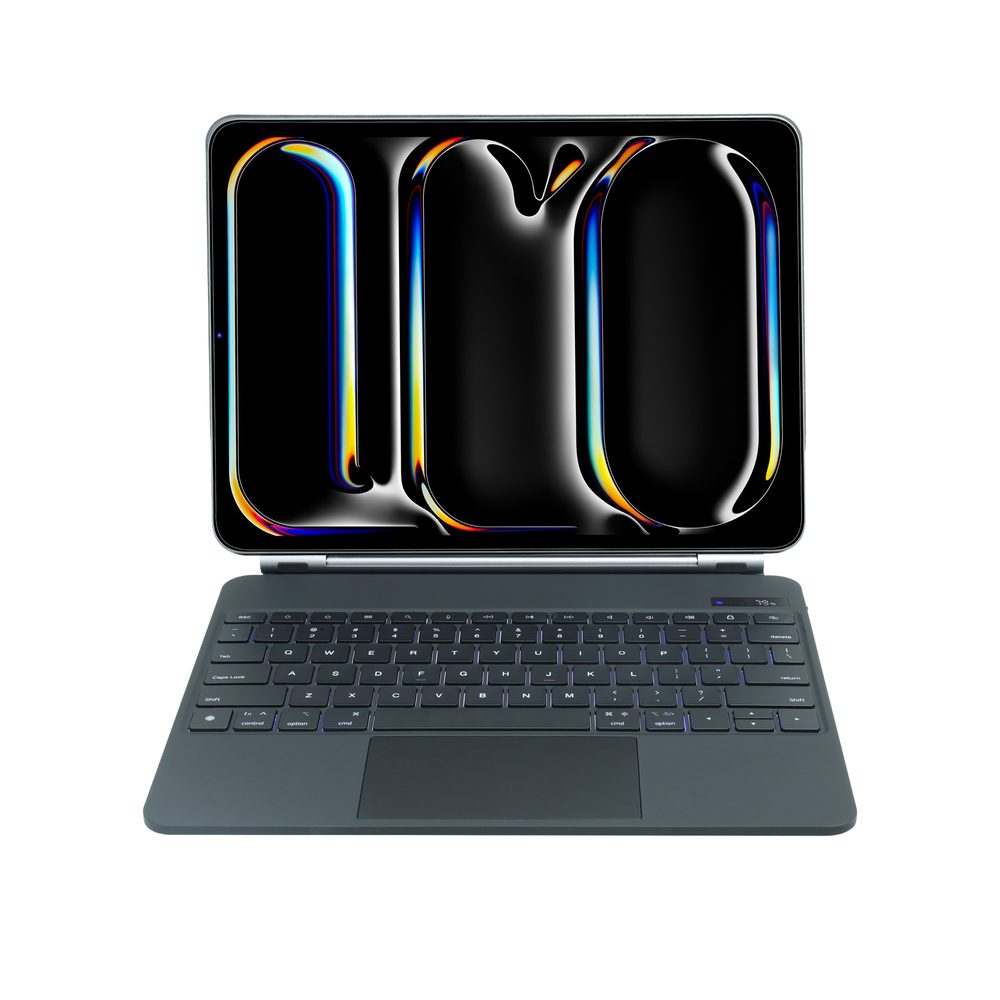 Levně JP Magnetic Keyboard MK01 pouzdro na tablet s displejem, iPad Pro 13 2024 / 2025, černé