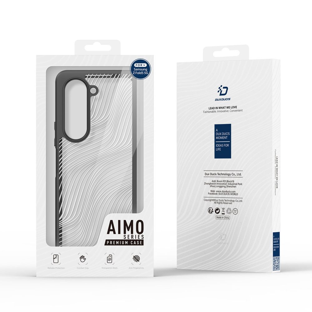 Dux Ducis Aimo Mag Z MagSafe, Samsung Galaxy Z Fold 5 5G, črn