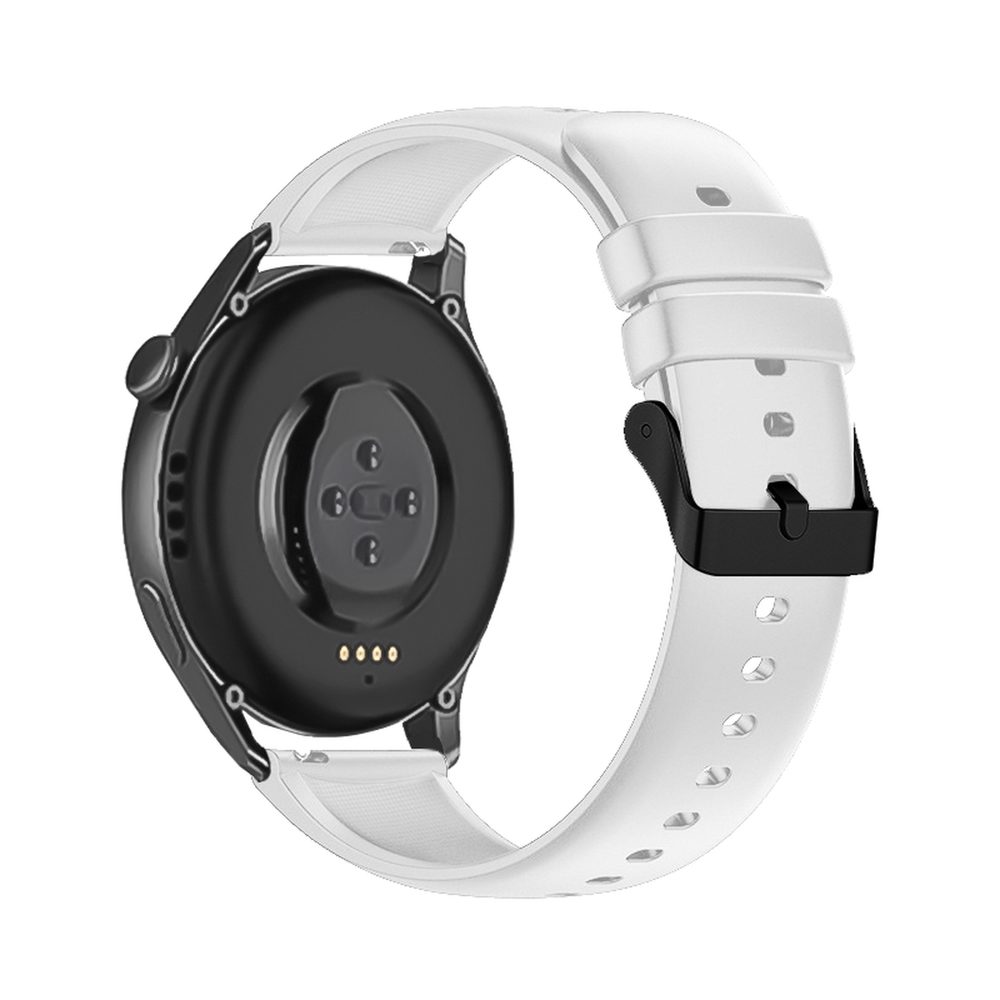 Strap One Szilikon Szíj A Huawei Watch GT 3 42 Mm-es órához, Fehér Színű