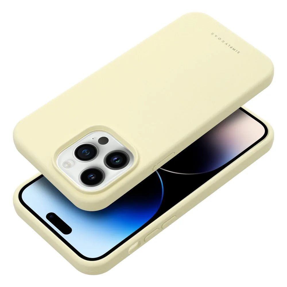 Roar Cloud-Skin, iPhone 14 Pro Max, svetlo žltý