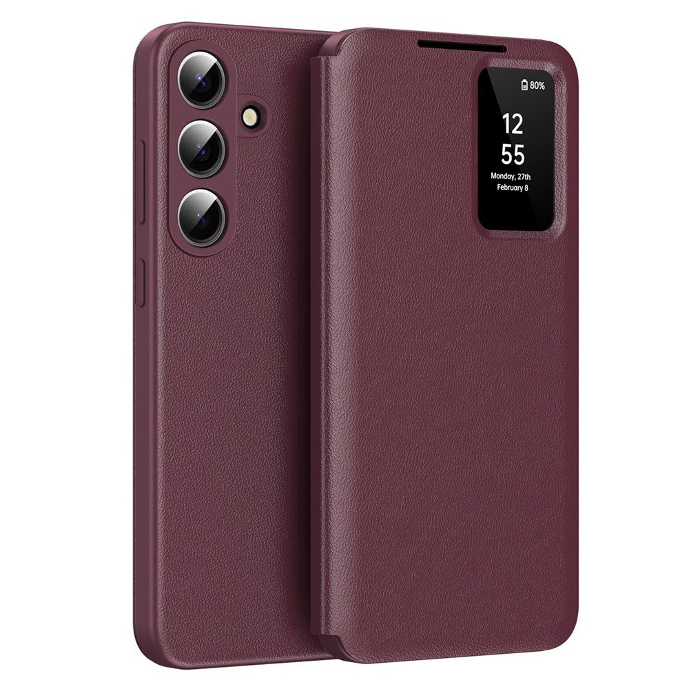 Levně Techsuit SmartView, Samsung Galaxy S26 Plus, vínové