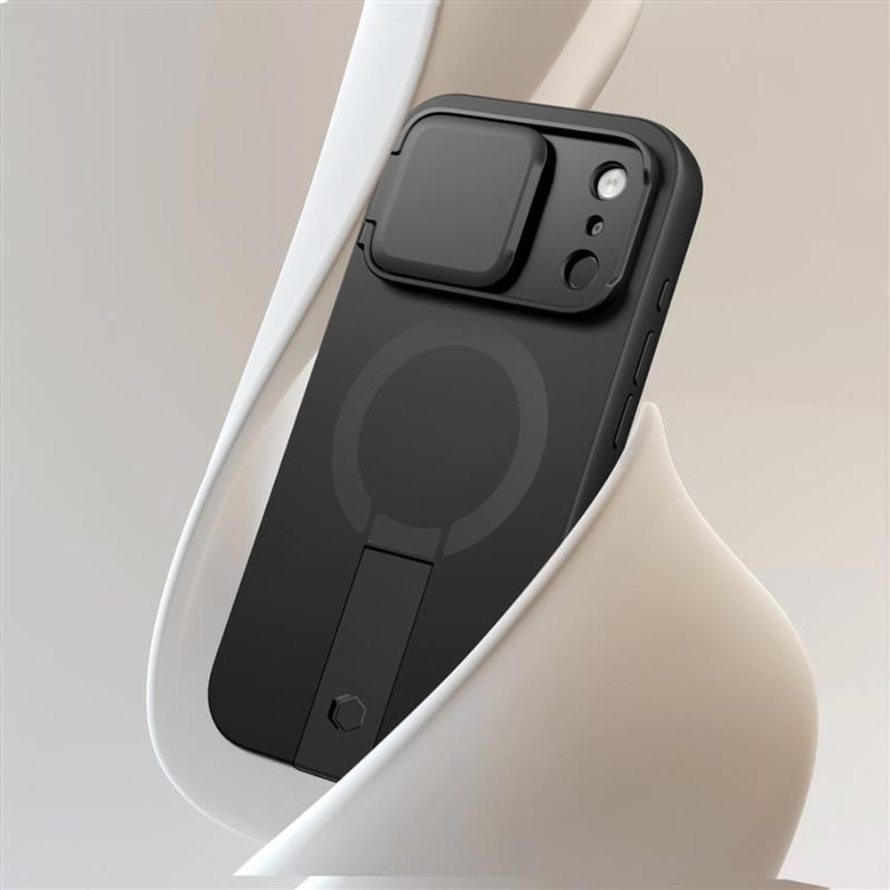 Tech-Protect Kevlar Aura MagSafe puzdro, iPhone 17 Pro, čierne