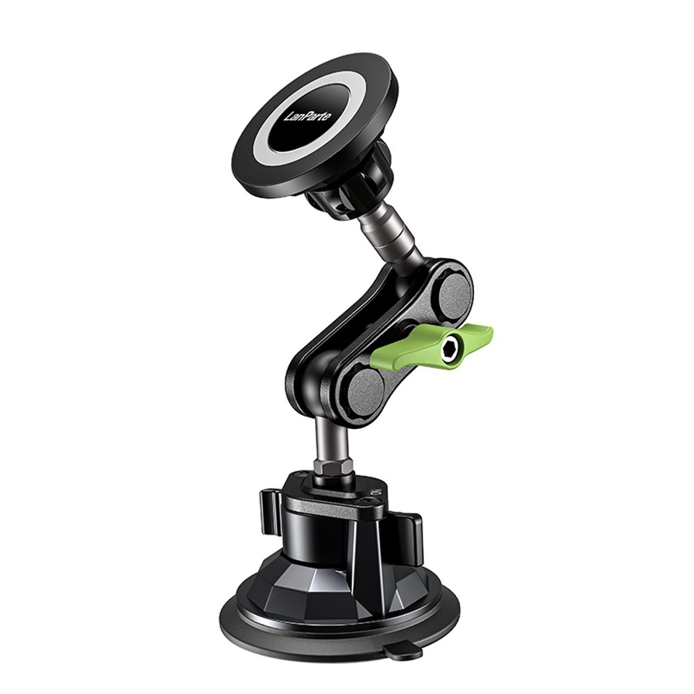 LanParte RBA-M01 Suport Magnetic Auto pentru Telefon cu Ventuză cu Vid