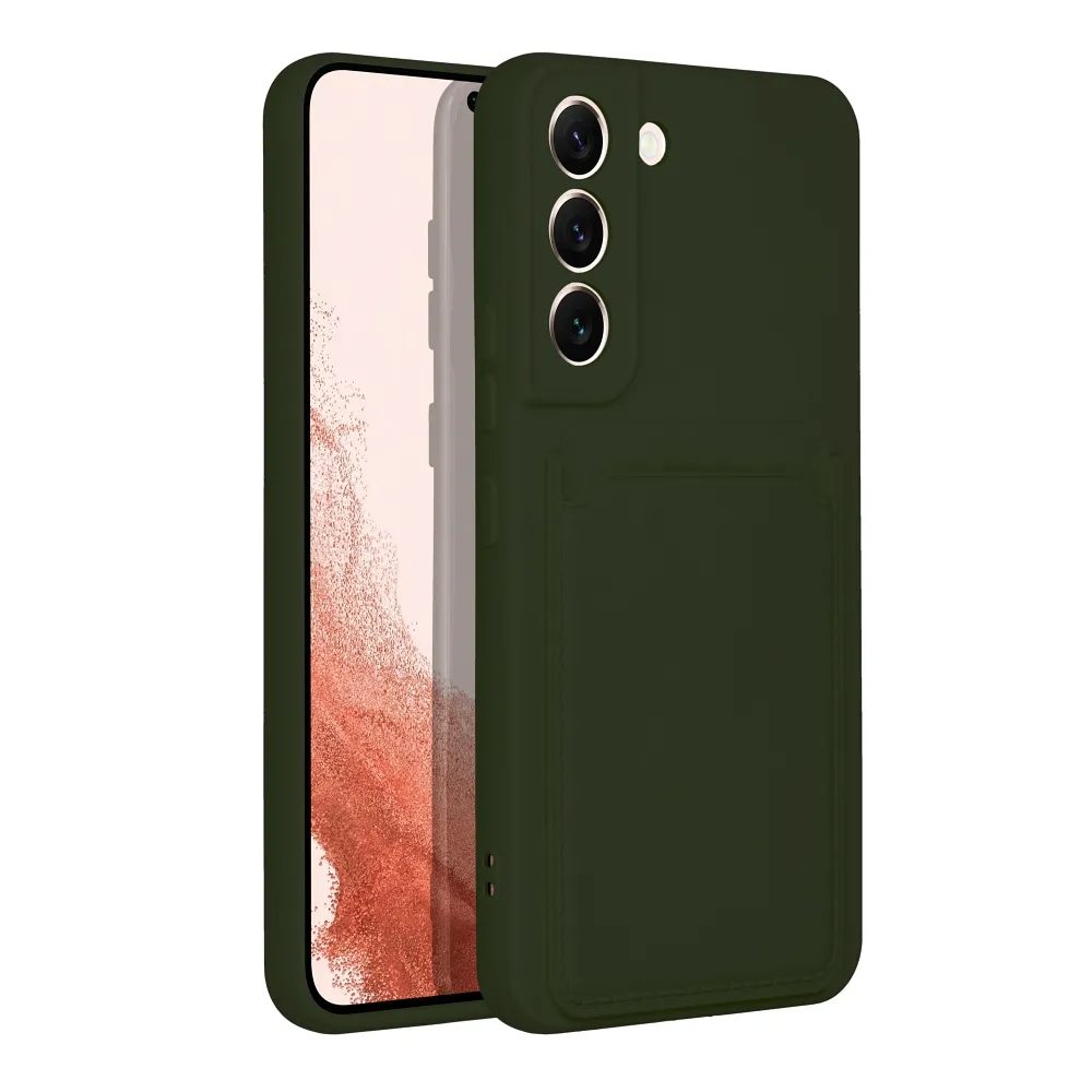 Card Case Obal, Samsung Galaxy A53 5G, Tmavo Zelený