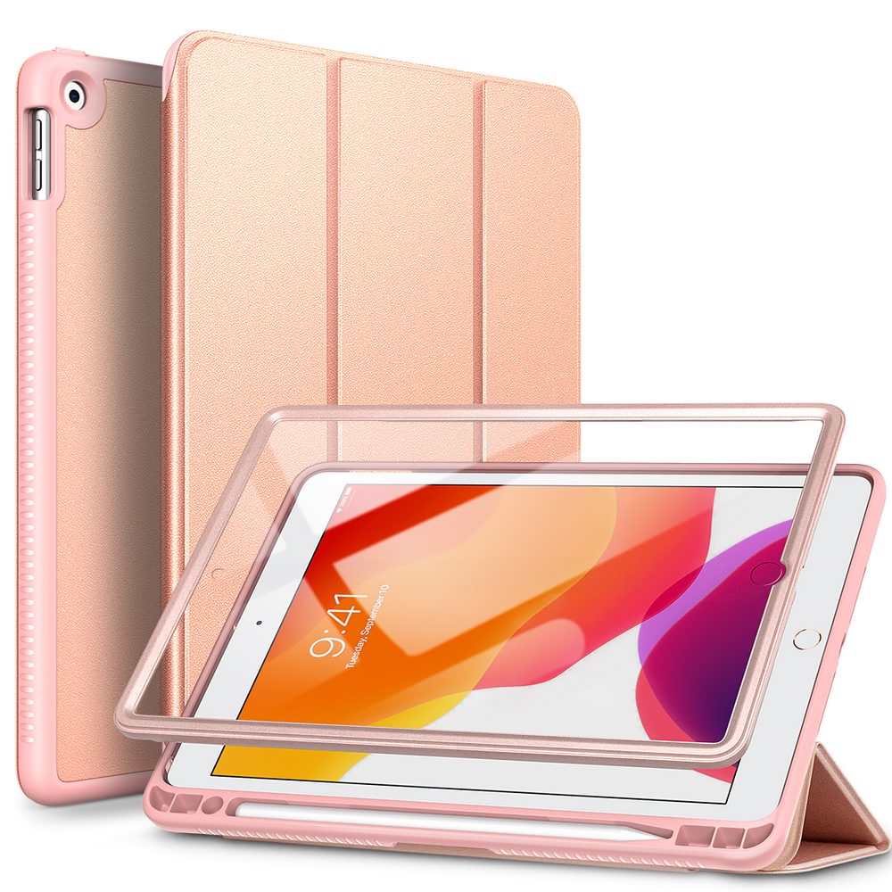 Suritch 360 flipové pouzdro, iPad 10.2, 2019 / 2020 / 2021 (iPad 7 / 8 / 9), růžové