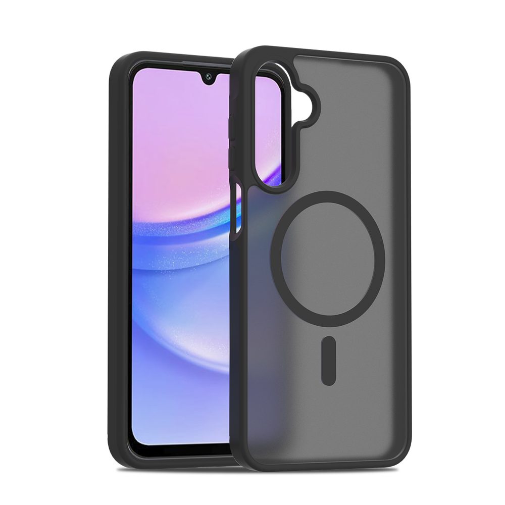 JP MagFit Colour MagSafe Husă cu magnet N52, Samsung Galaxy A16 5G, negru