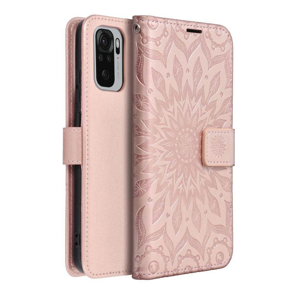 Mezzo Púzdro, Xiaomi Redmi Note 10 / 10S, Vzor 2, Rosegold