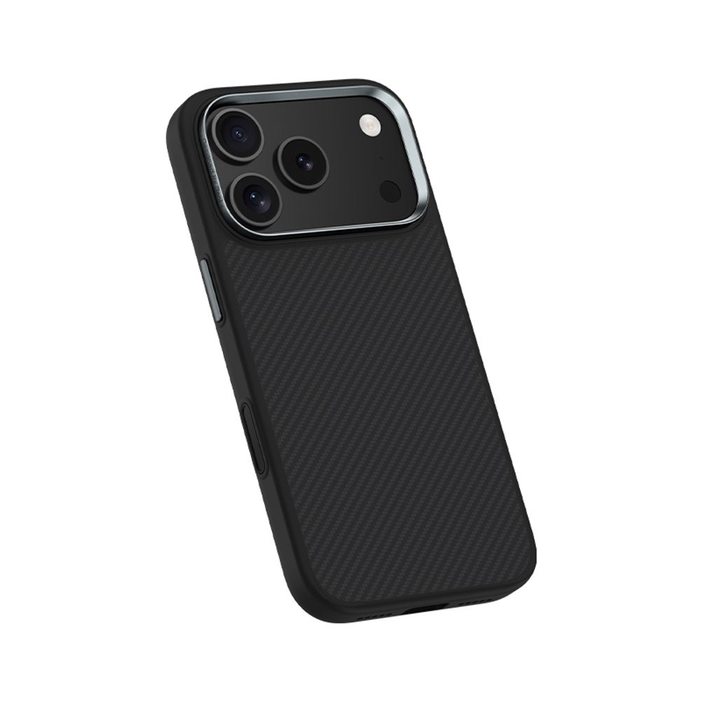 Benks Magnetic Armor Pro Kevlar obal Metal Frame, iPhone 17 Pro Max, čierny