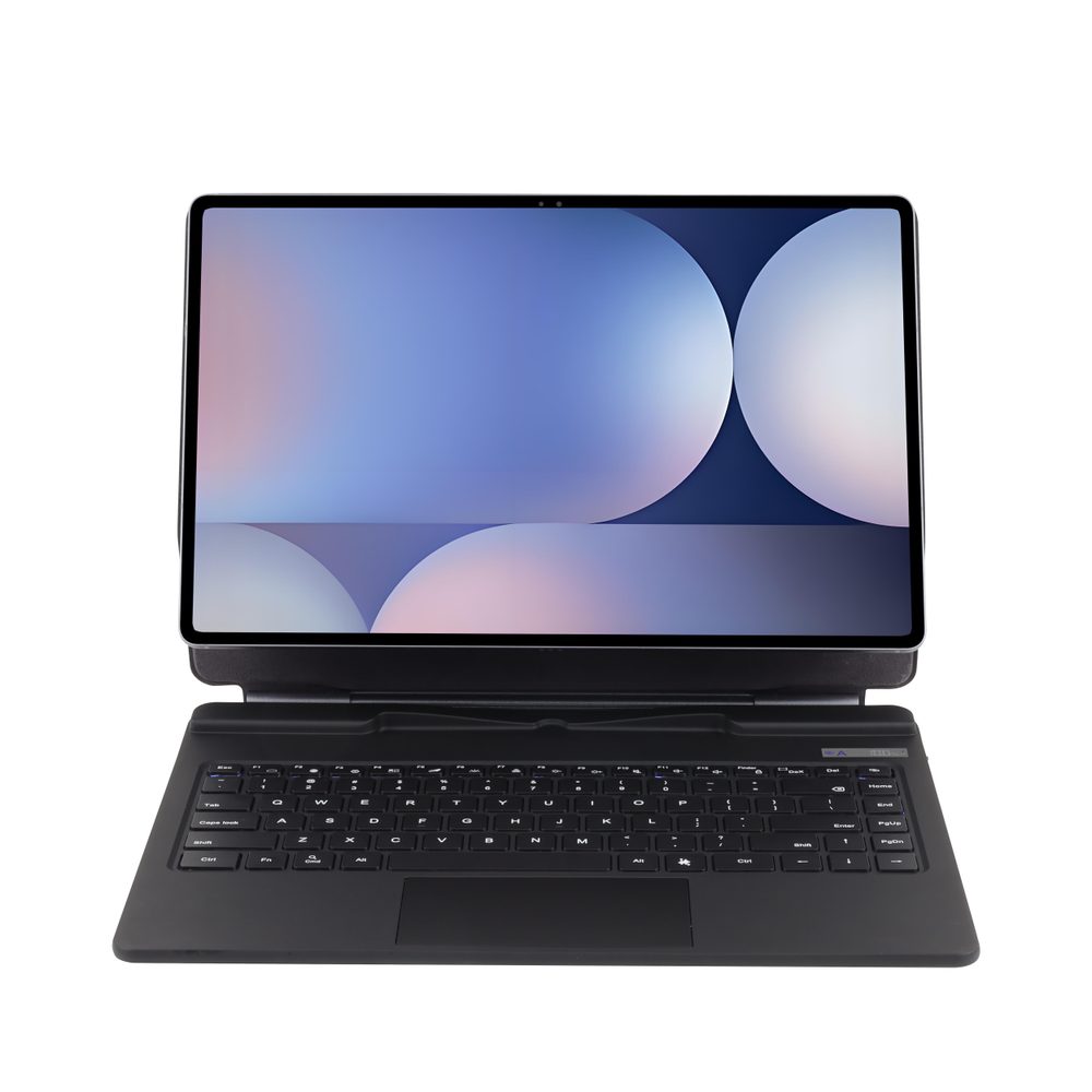 JP Magnetic Keyboard tablet tok kijelzővel, Samsung Galaxy Tab S8 Ultra / S9 Ultra / S10 Ultra, fekete