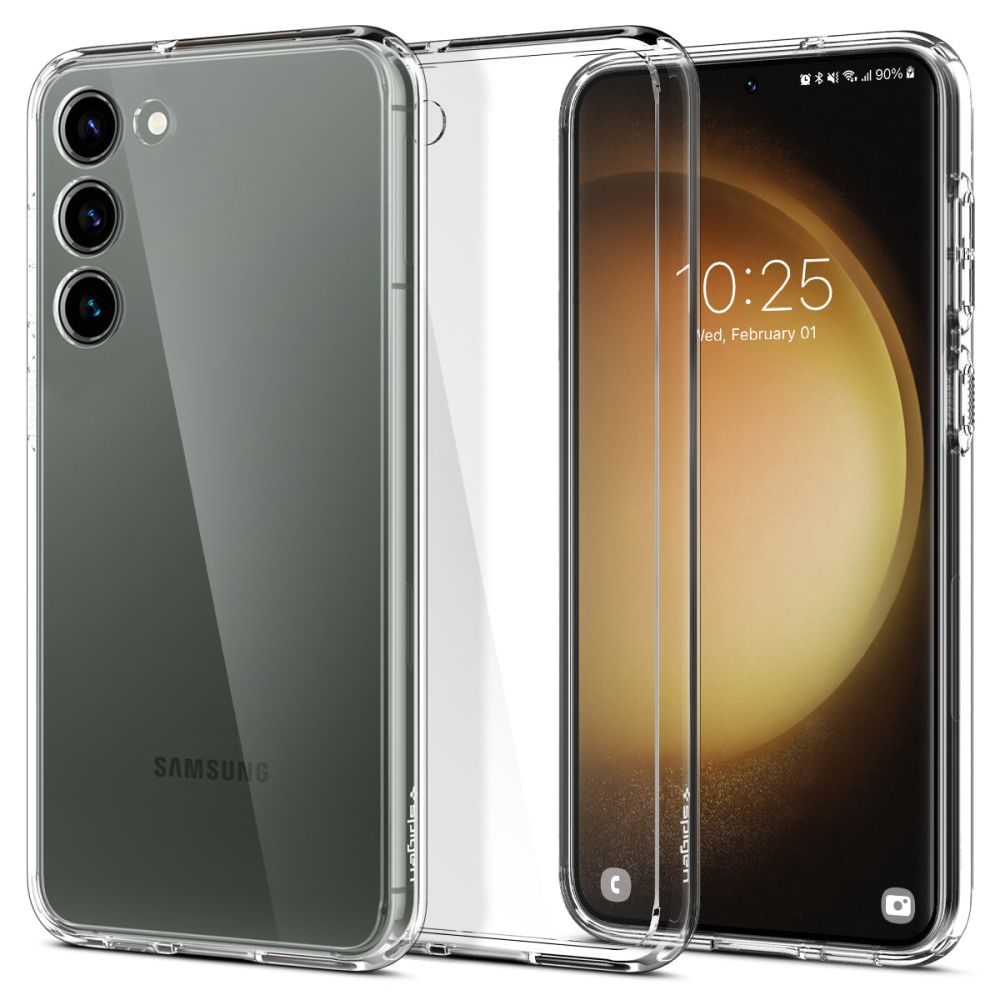 Spigen Ultra hybrid kryt na mobil, Samsung Galaxy S23, čirý