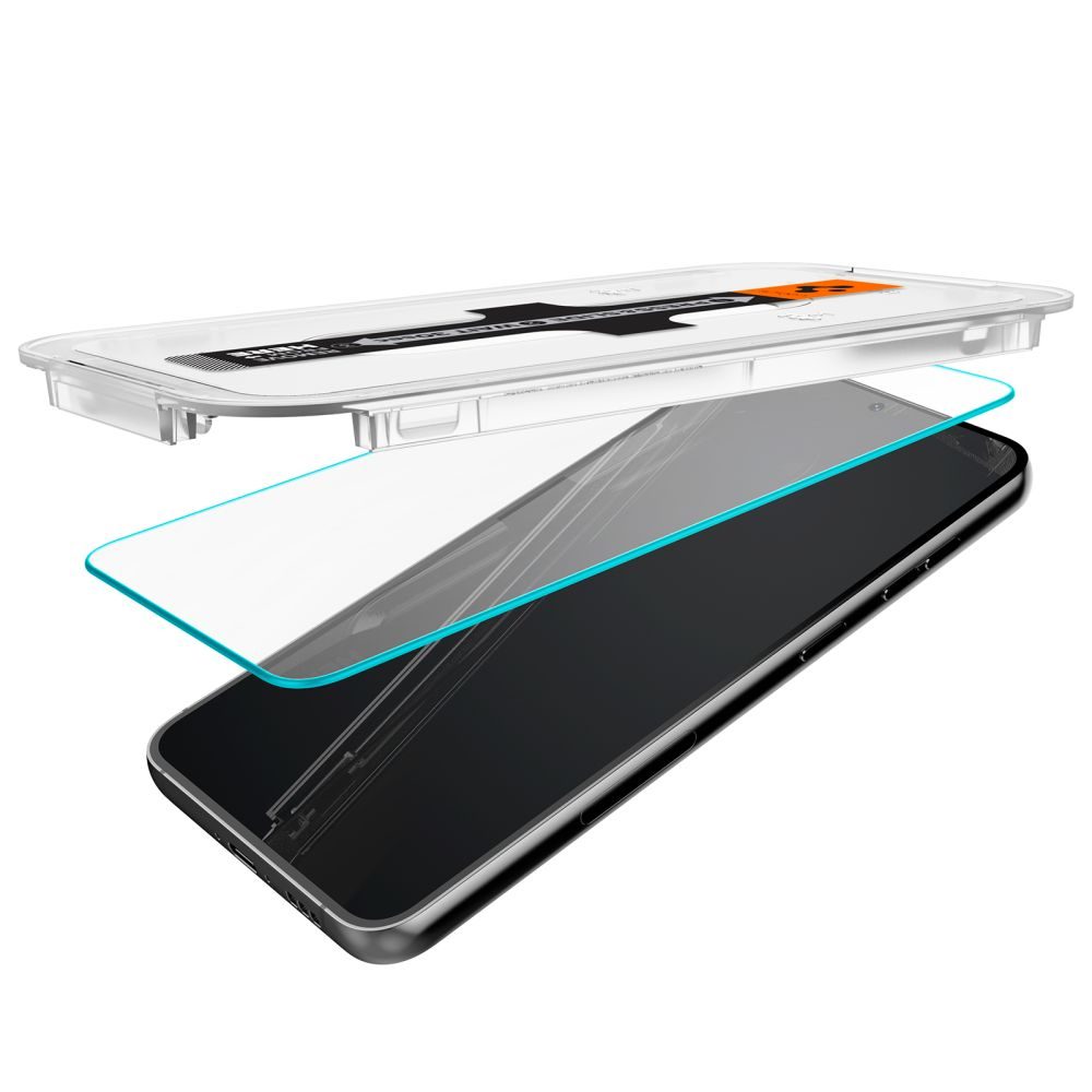 Spigen Glass.TR EZFit Cu Aplicator, 2 Bucăți, Folie De Sticlă Securizată, Samsung Galaxy S23
