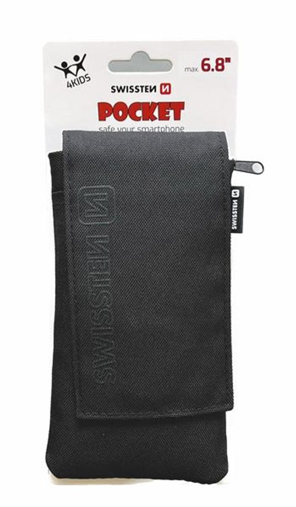 Púzdro Swissten Pocket 6,8, čierne