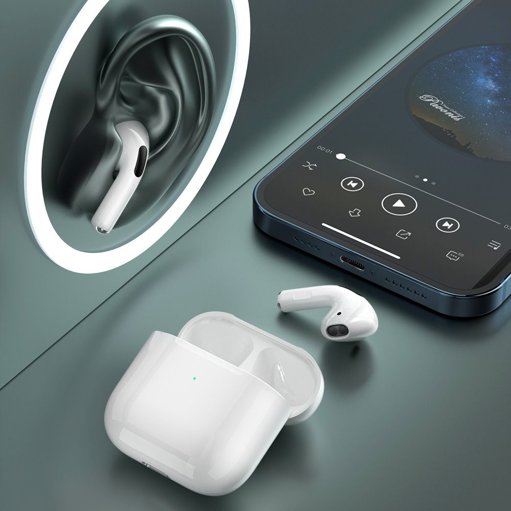 Dudao Bluetooth Slušalke U14B TWS, Bele (U14B-White)
