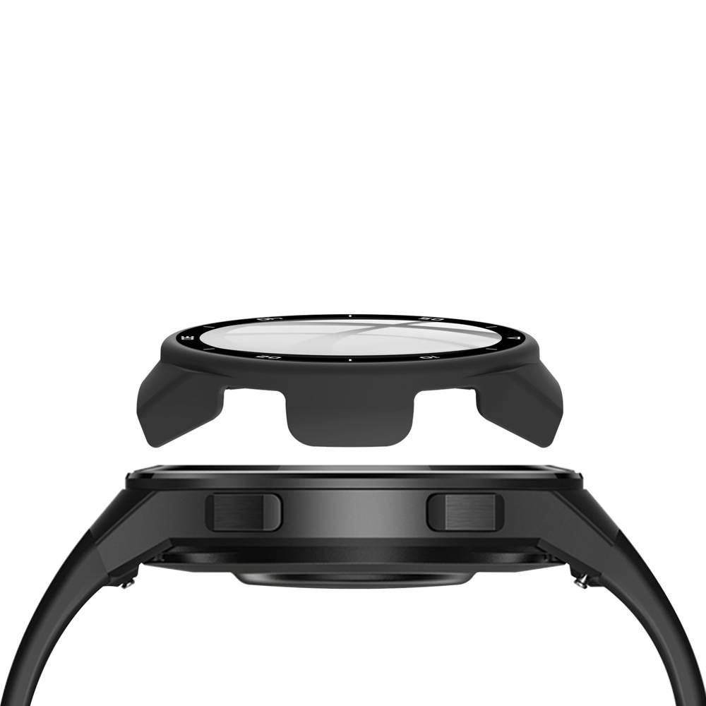 Husă 2 în 1 Cu Folie De Sticlă, Pentru Huawei Watch GT 2e, Neagră