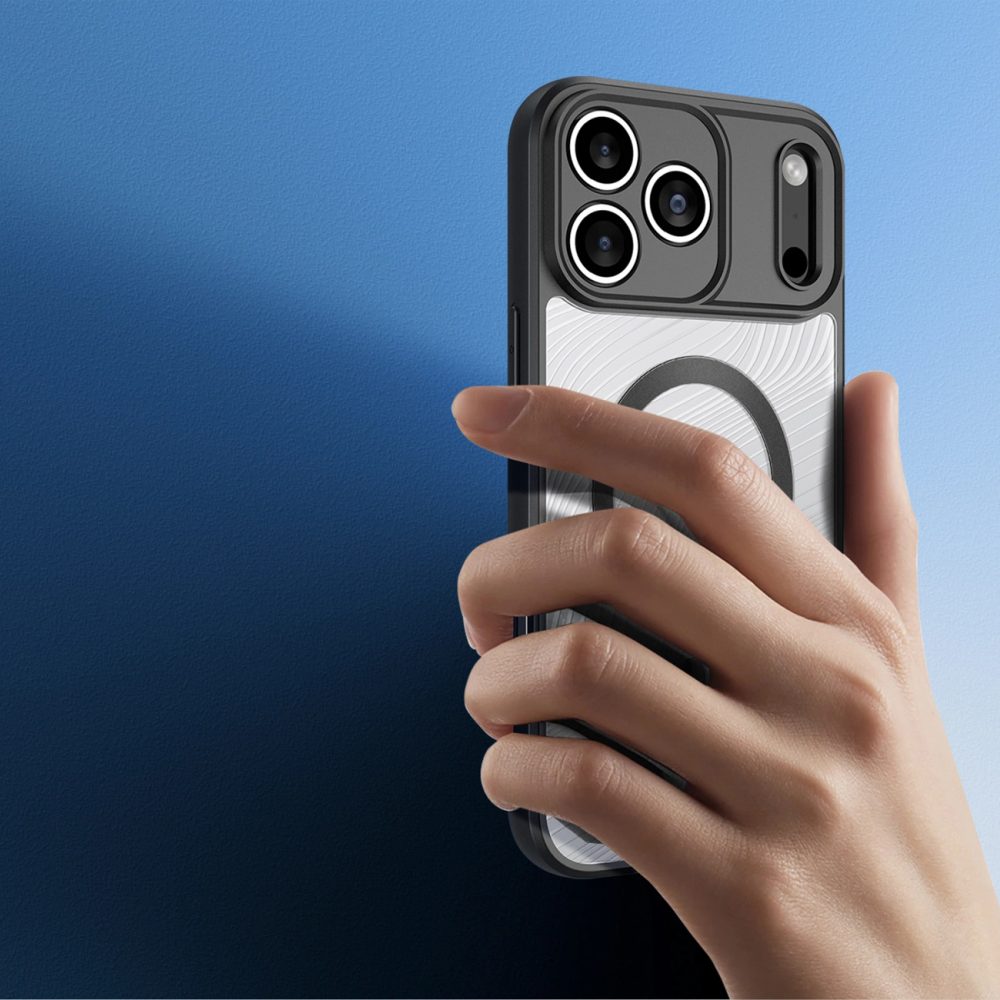 Dux Ducis Aimo Mag s MagSafe, iPhone 17 Pro Max, čierne