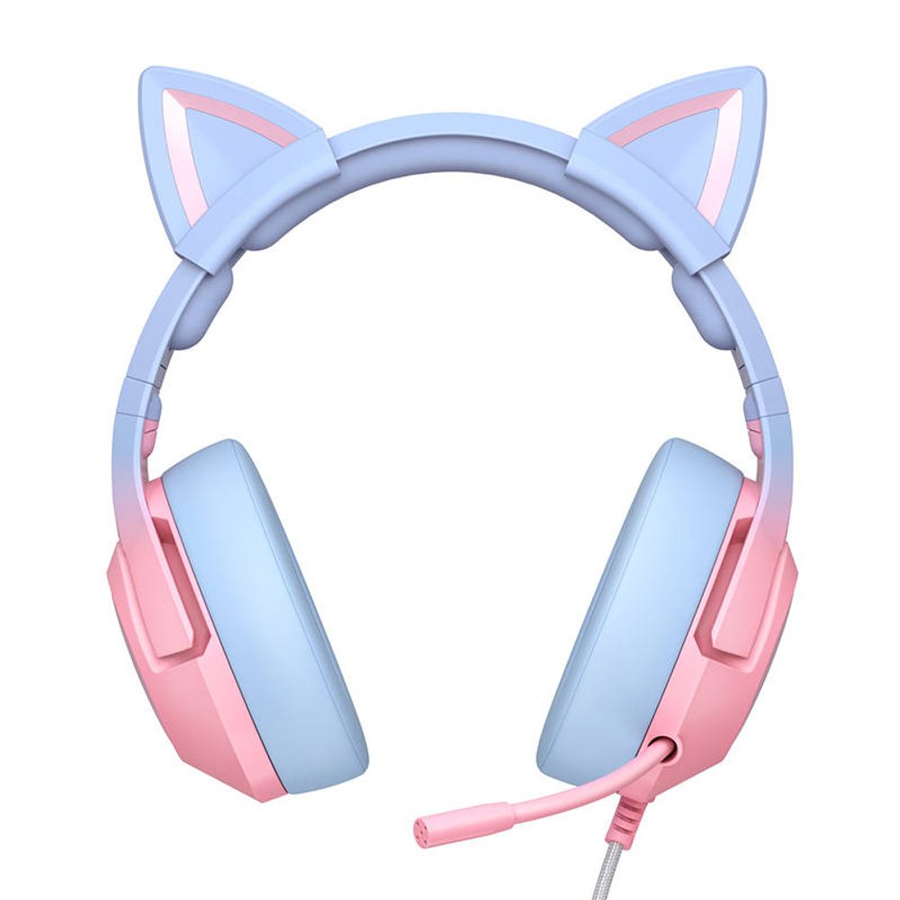 Onikuma K9 RGB Gaming Slušalke, Modro-rožnate