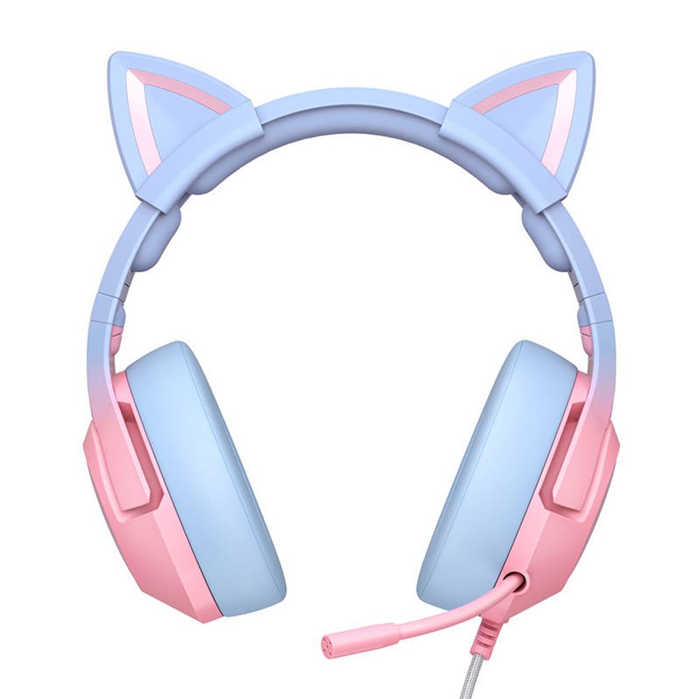 Onikuma K9 RGB Gaming Headset, Kék-rózsaszín