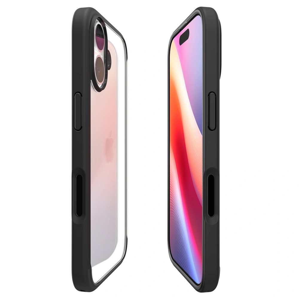 Spigen Ultra Hybrid kryt na mobil, iPhone 17, čierny